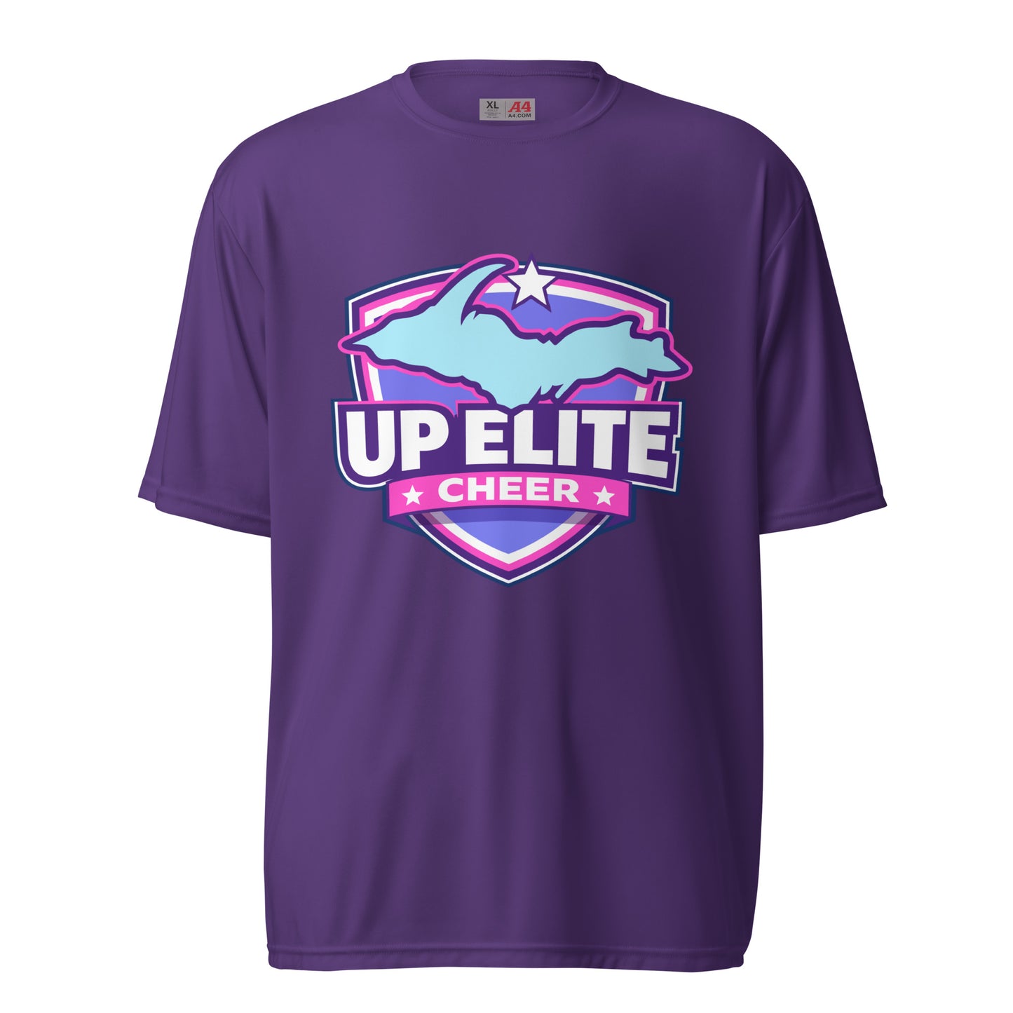 Active | Moisture Wicking Shirt | UP Elite Cheer | Shield Logo