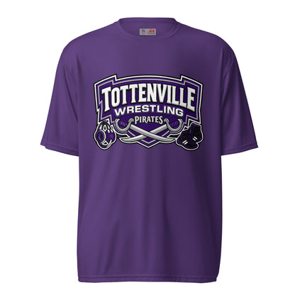 Active | Moisture Wicking Shirt | Tottenville wrestling club | Vanguard Logo