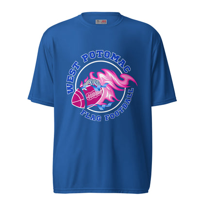 Active | Moisture Wicking Shirt | West Potomac Flag Football | Crest Logo