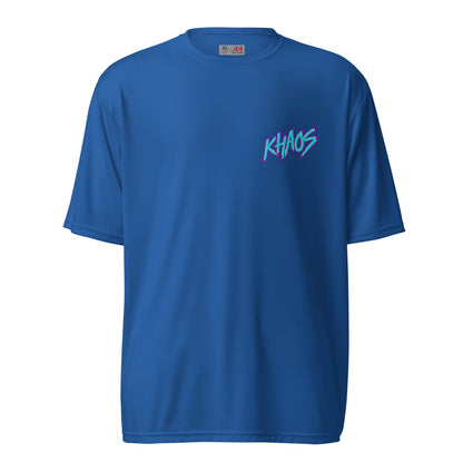 Active | Moisture Wicking Shirt | Khaos Softball | Script Logo