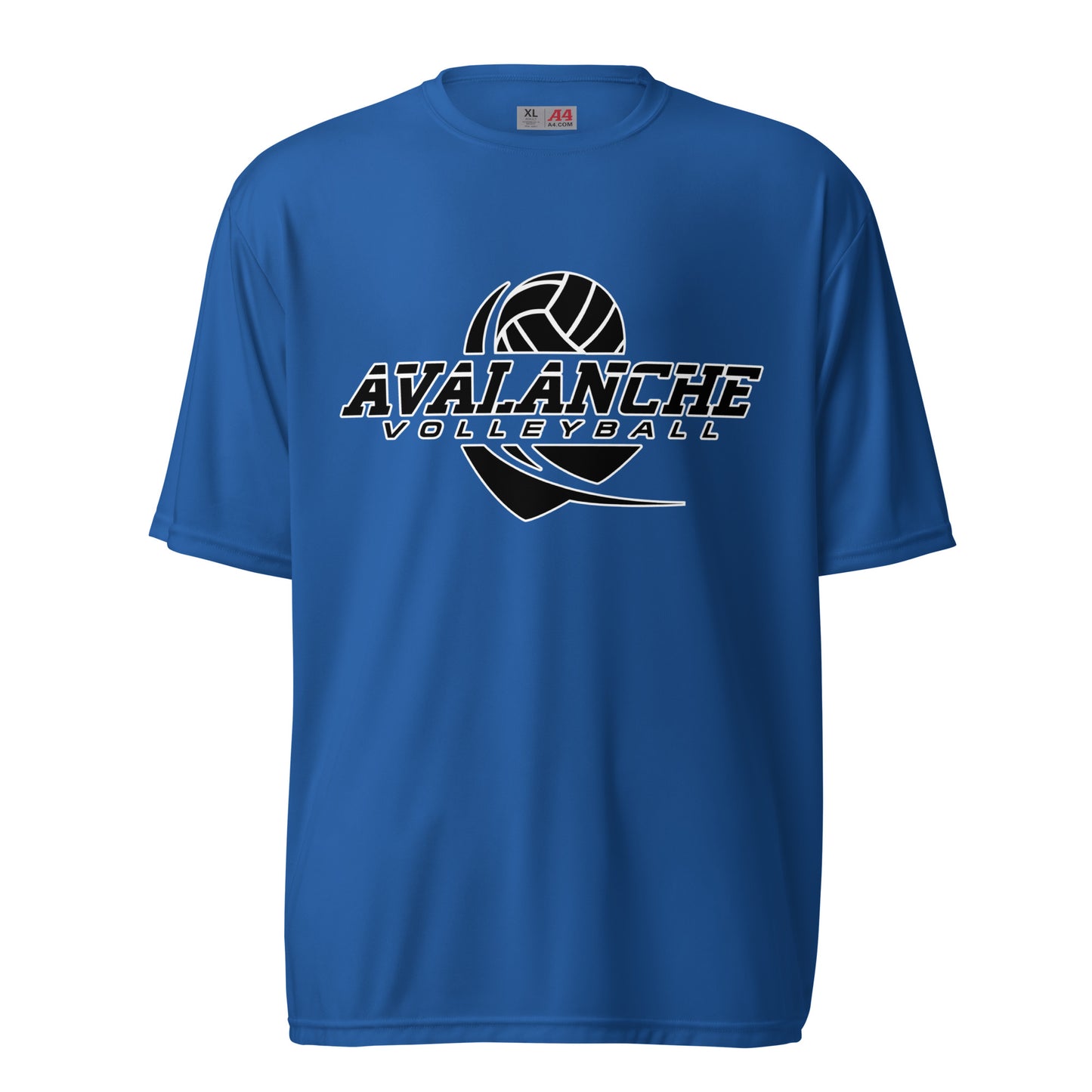 Active | Moisture Wicking Shirt | Avalanche Volleyball Club | Crest Logo