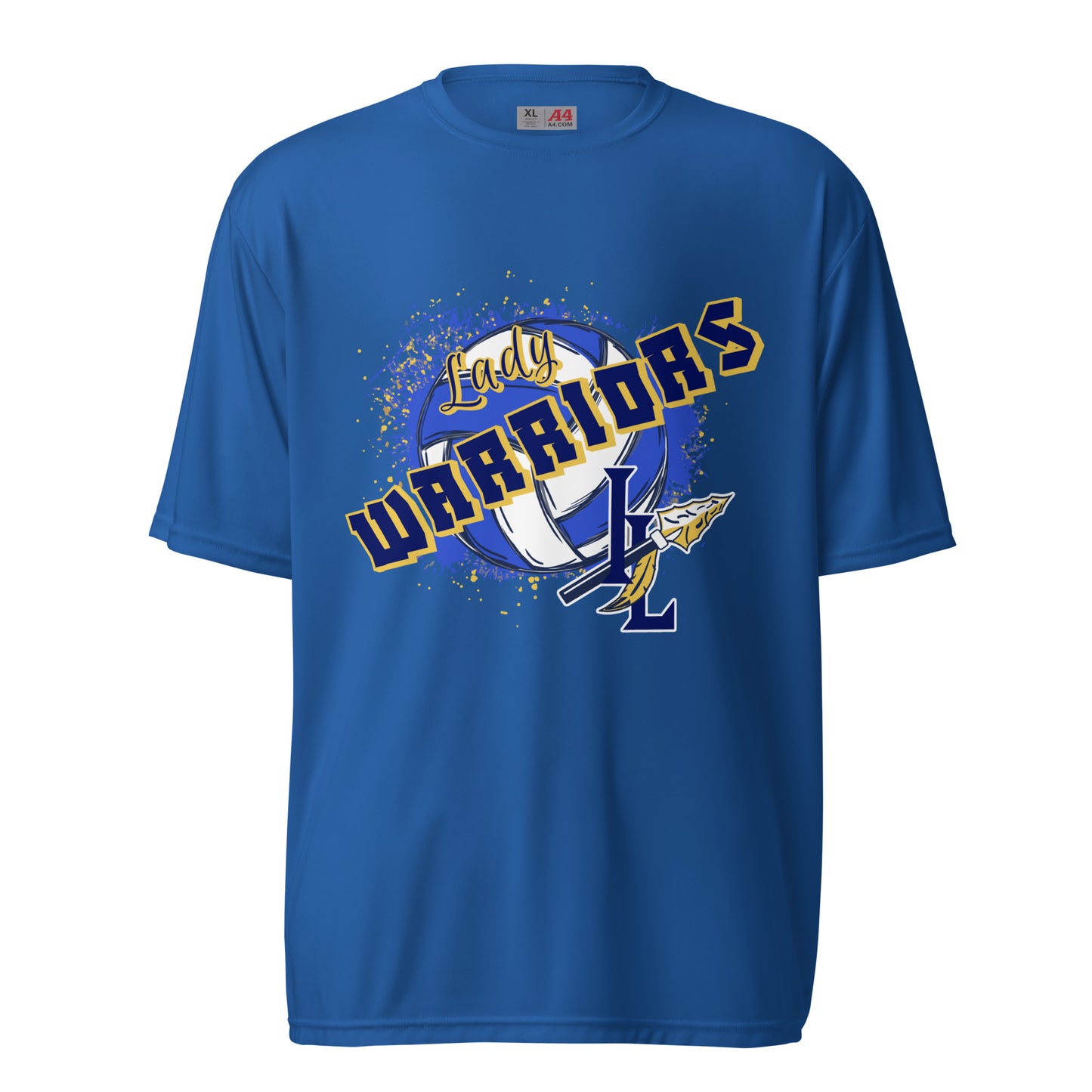 Active | Moisture Wicking Shirt | Indian Land Middle School Volleyball | Vanguard Warriors Logo