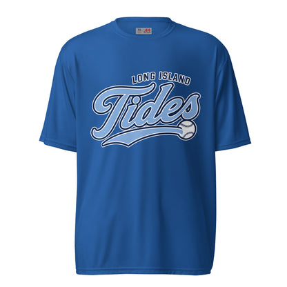 Active | Moisture Wicking Shirt | Long Island Tides Baseball | Athletics Logo