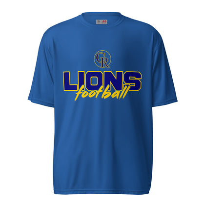 Active | Moisture Wicking Shirt | Chestnut Ridge Lions Football | Vanguard Logo