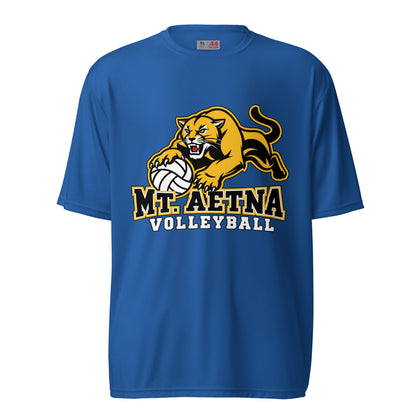 Active | Moisture Wicking Shirt | Mt. Aetna Adventist School | Volleyball Apex Logo
