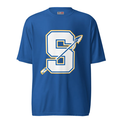 Active | Moisture Wicking Shirt | Senatobia Warriors Baseball | Crest Logo