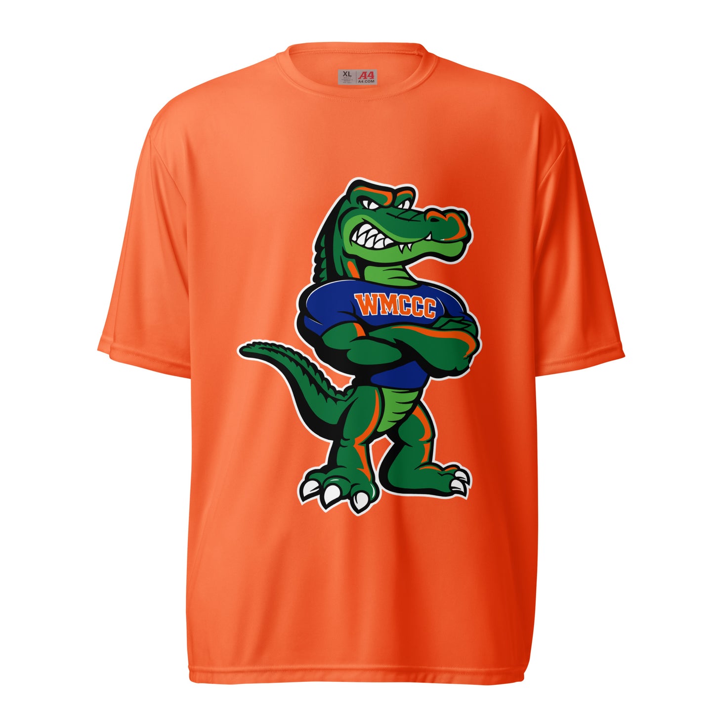 Active | Moisture Wicking Shirt | West Memphis Community Christian College Gators | Mascot Logo