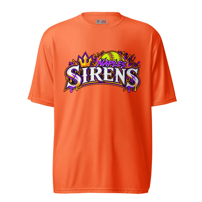 Active | Moisture Wicking Shirt | Naples Sirens | Emblem Logo