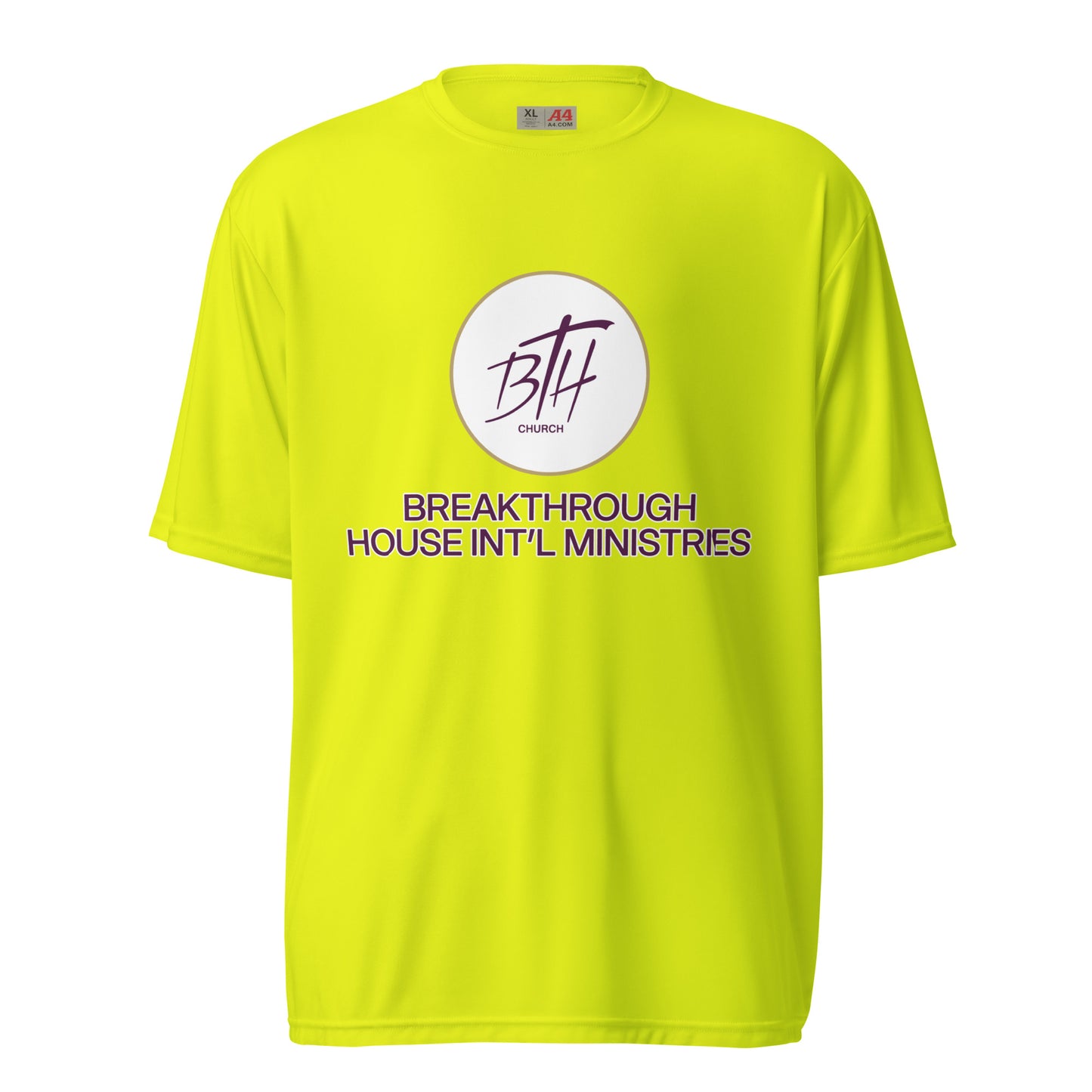 Active | Moisture Wicking Shirt | Breakthrough House International Ministries | Crest Logo