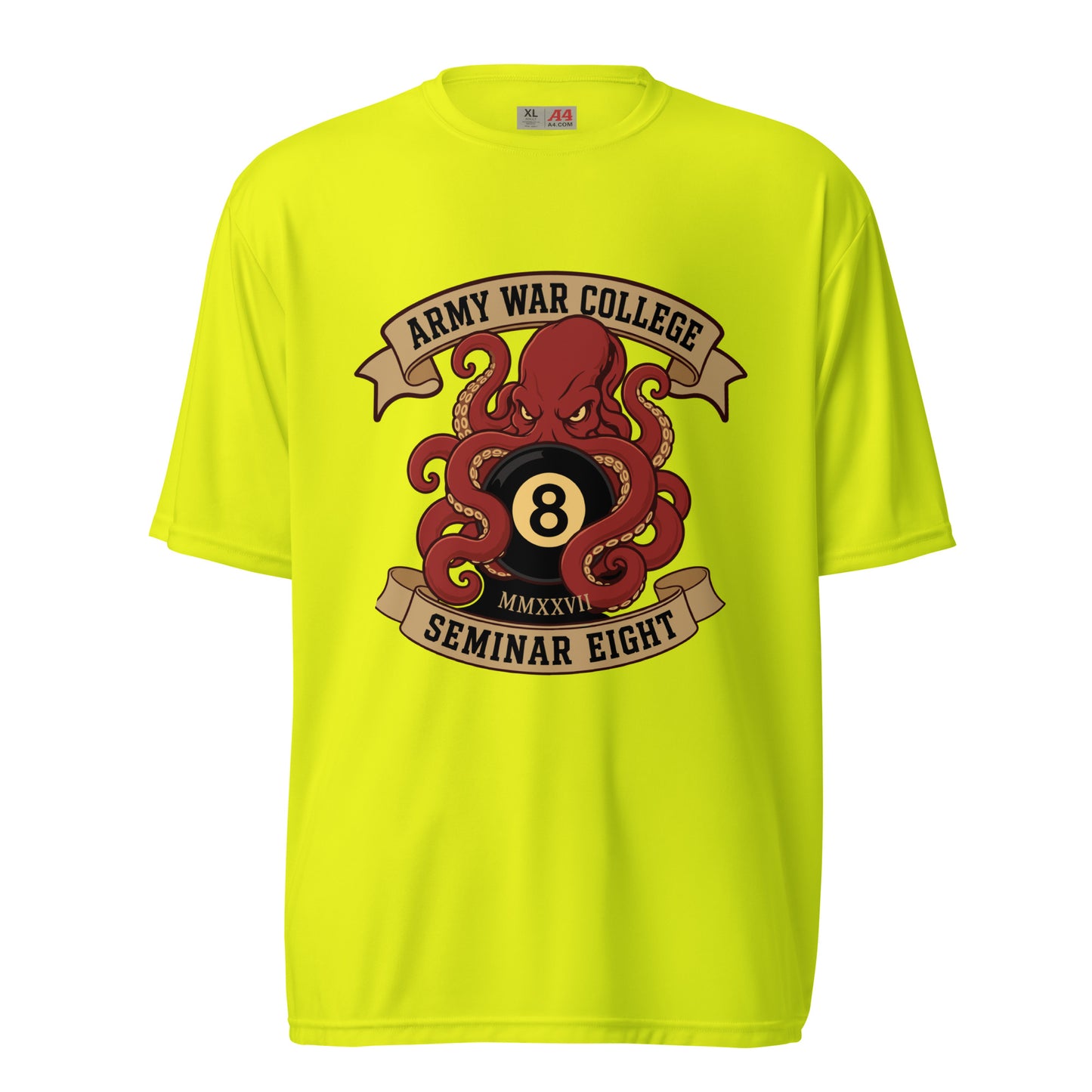 Active | Moisture Wicking Shirt | Army War College (Seminar 8) | Crest Logo