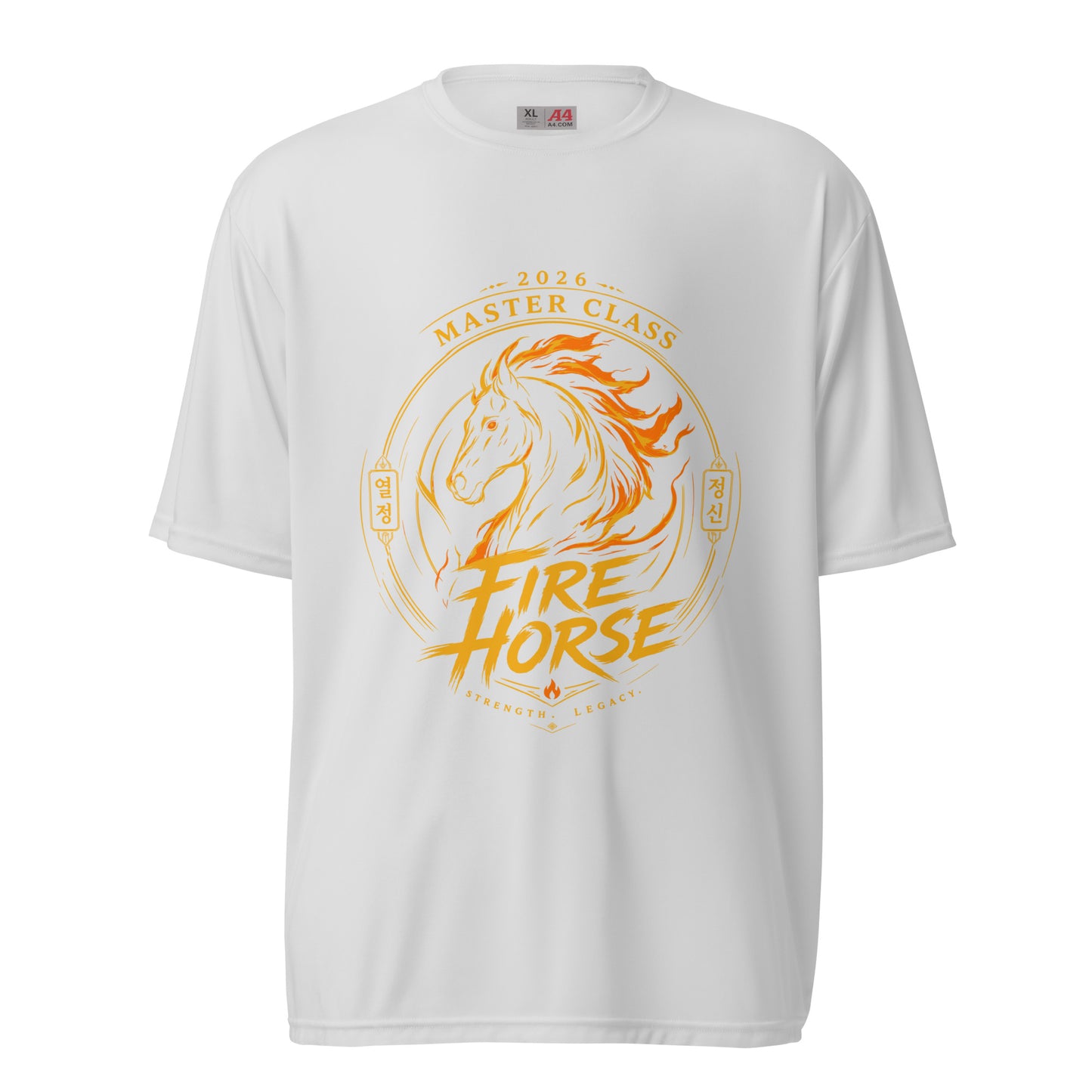 Active | Moisture Wicking Shirt | Fire Horse Masters | Crest Logo