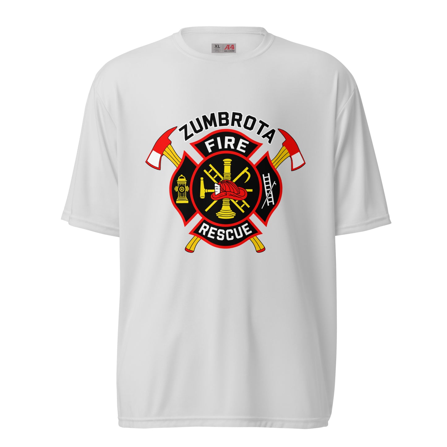 Active | Moisture Wicking Shirt | Zumbrota Fire Department | Vanguard Logo
