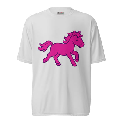 Active | Moisture Wicking Shirt | Pink Pony Athletic Club | Mascot Logo