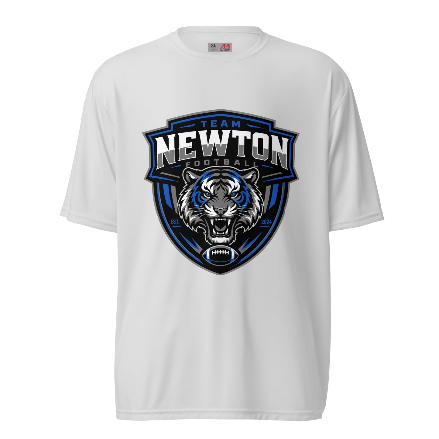 Active | Moisture Wicking Shirt | Newton Youth football league | Shield Logo