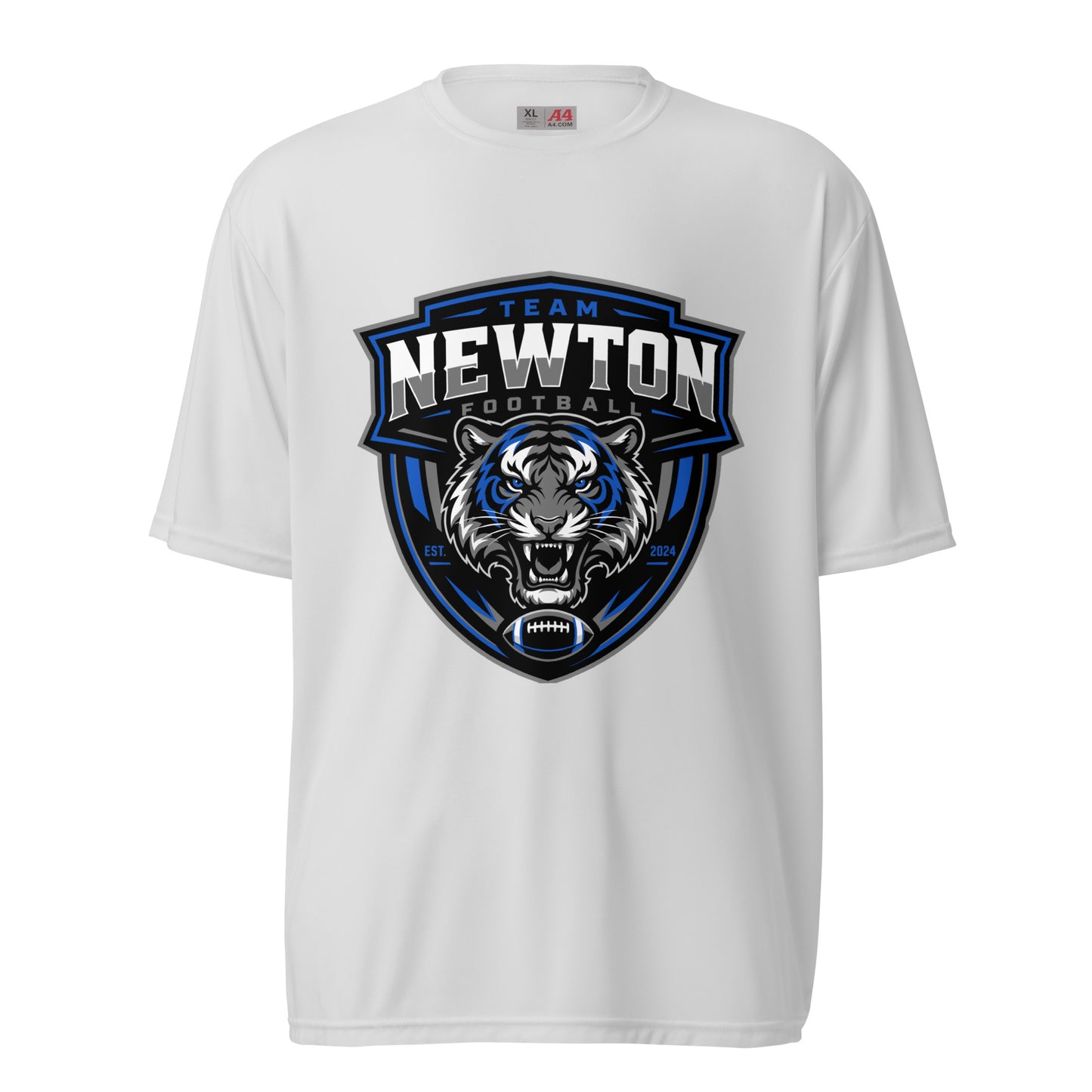 Active | Moisture Wicking Shirt | Newton Youth football league | Shield Logo