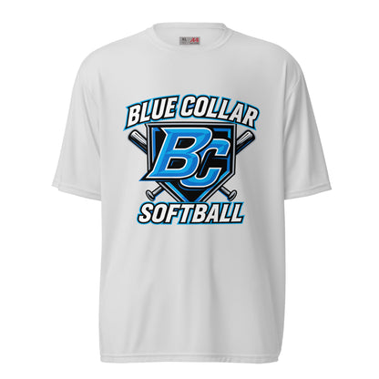 Active | Moisture Wicking Shirt | Blue Collar Softball 2034 | Shield Logo