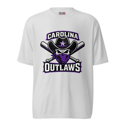 Active | Moisture Wicking Shirt | Carolina Outlaws Baseball | Crest Logo