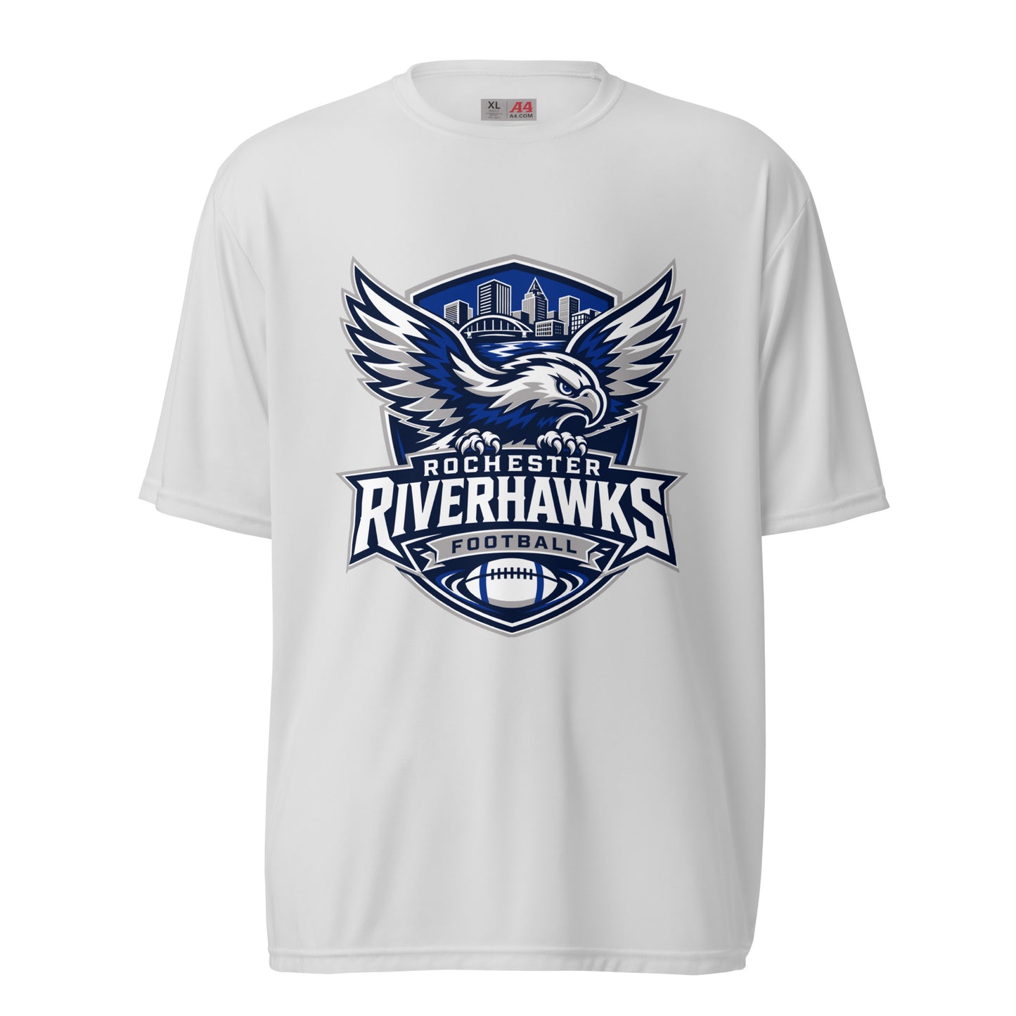 Active | Moisture Wicking Shirt | Rochester Riverhawks | Shield Logo