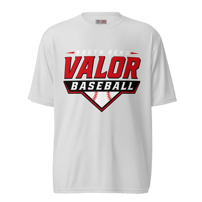Active | Moisture Wicking Shirt | South Bend Valor Baseball | Vanguard Logo
