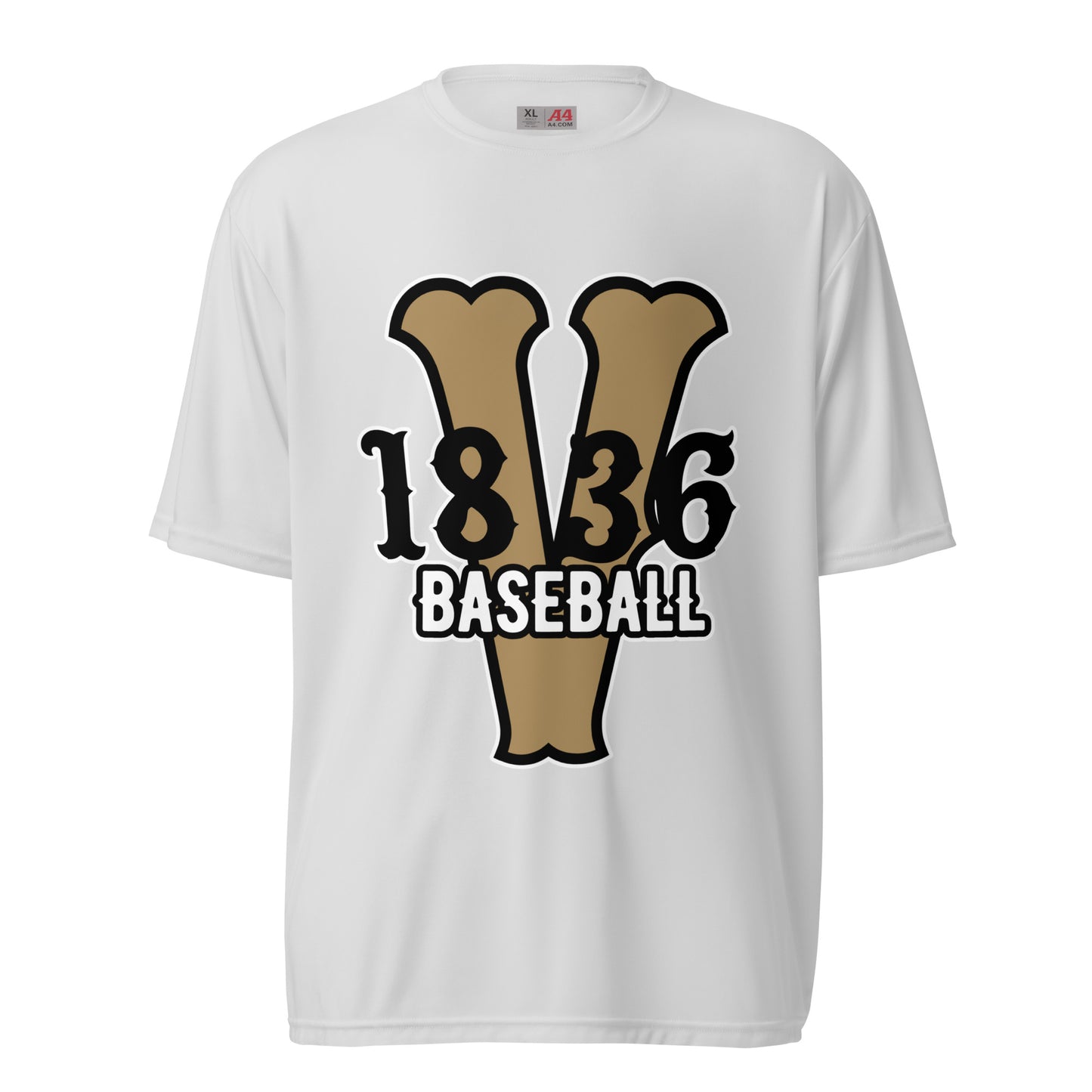 Active | Moisture Wicking Shirt | 1836 Volunteers Baseball | Crest Logo