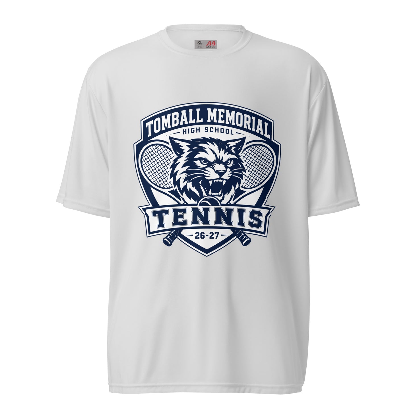 Active | Moisture Wicking Shirt | TMHS Tennis | Shield Logo