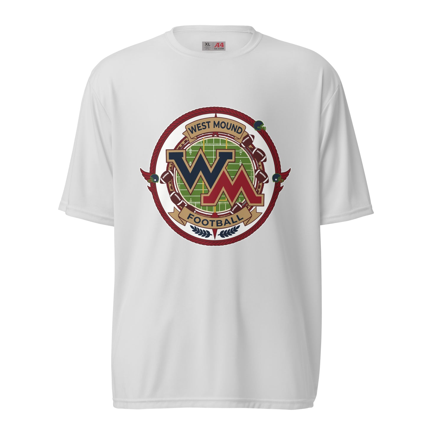 Active | Moisture Wicking Shirt | West Mound Stars | Badge Logo