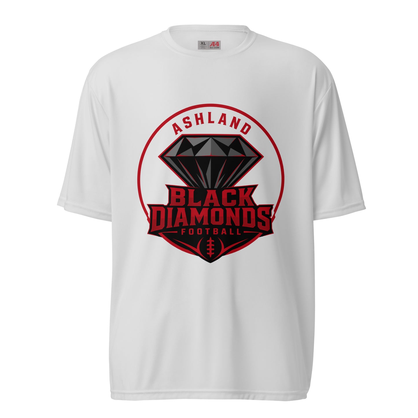 Active | Moisture Wicking Shirt | Ashland Black Diamonds | Badge Logo