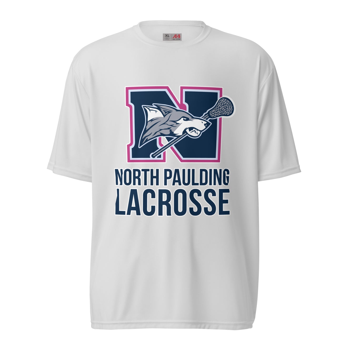 Active | Moisture Wicking Shirt | North Paulding Lacrosse | Vanguard Logo