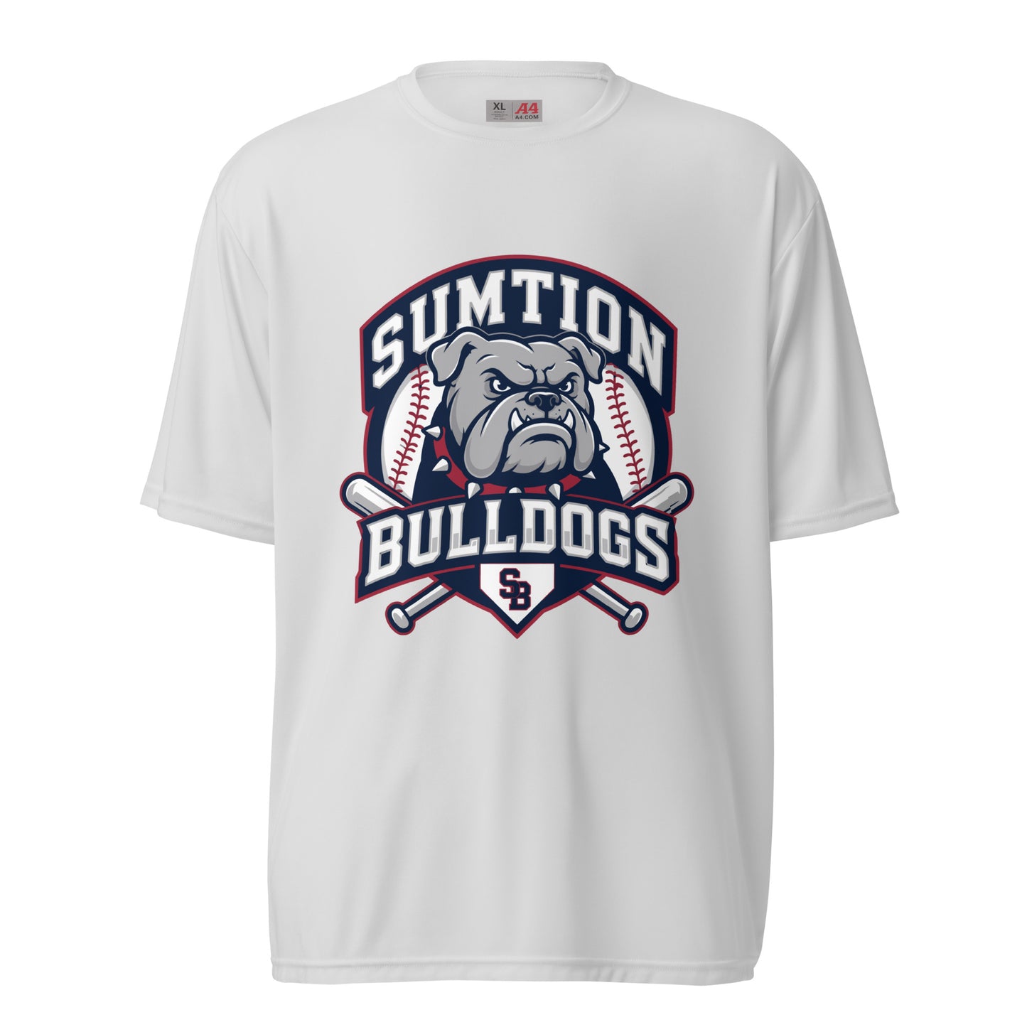 Active | Moisture Wicking Shirt | Sumtion bulldogs | Emblem Logo