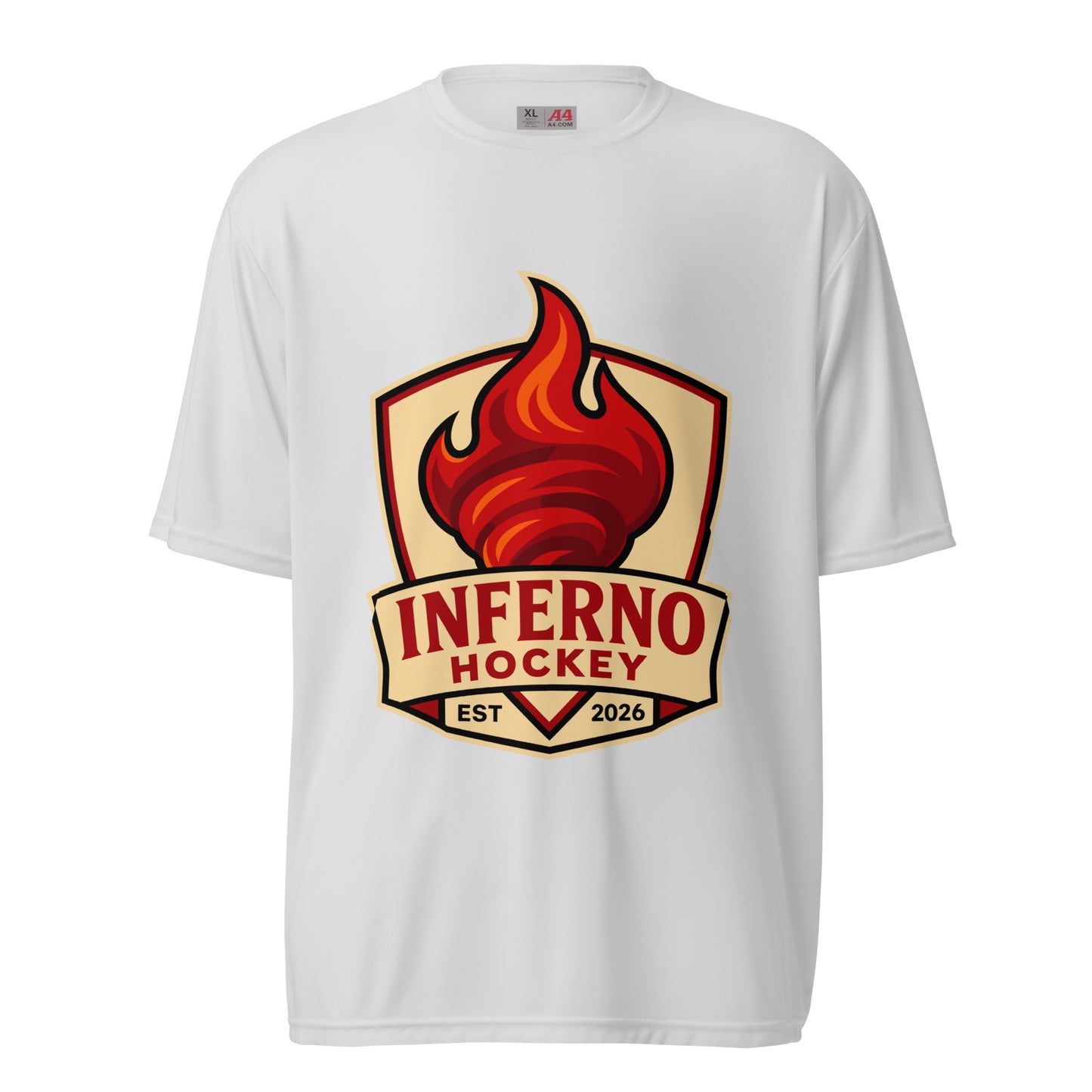 Active | Moisture Wicking Shirt | Inferno Hockey | Crest Logo