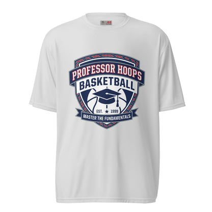 Active | Moisture Wicking Shirt | Professor Hoops Basketball | Crest Logo