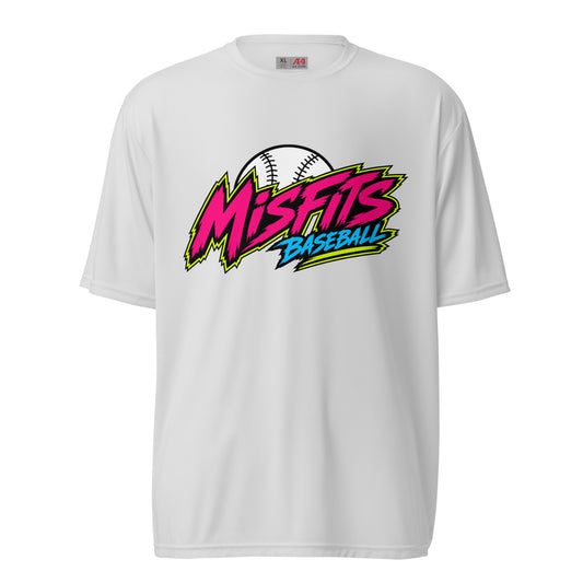 Active | Moisture Wicking Shirt | Misfits Baseball | Athletics Logo