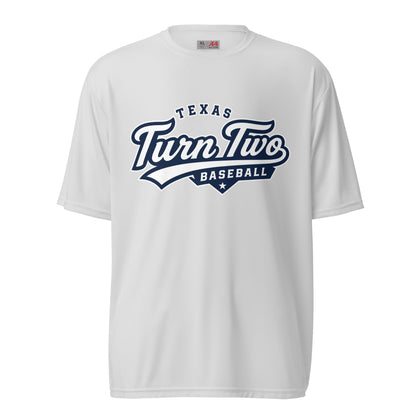 Active | Moisture Wicking Shirt | Texas Turn Two Baseball | Athletics Logo