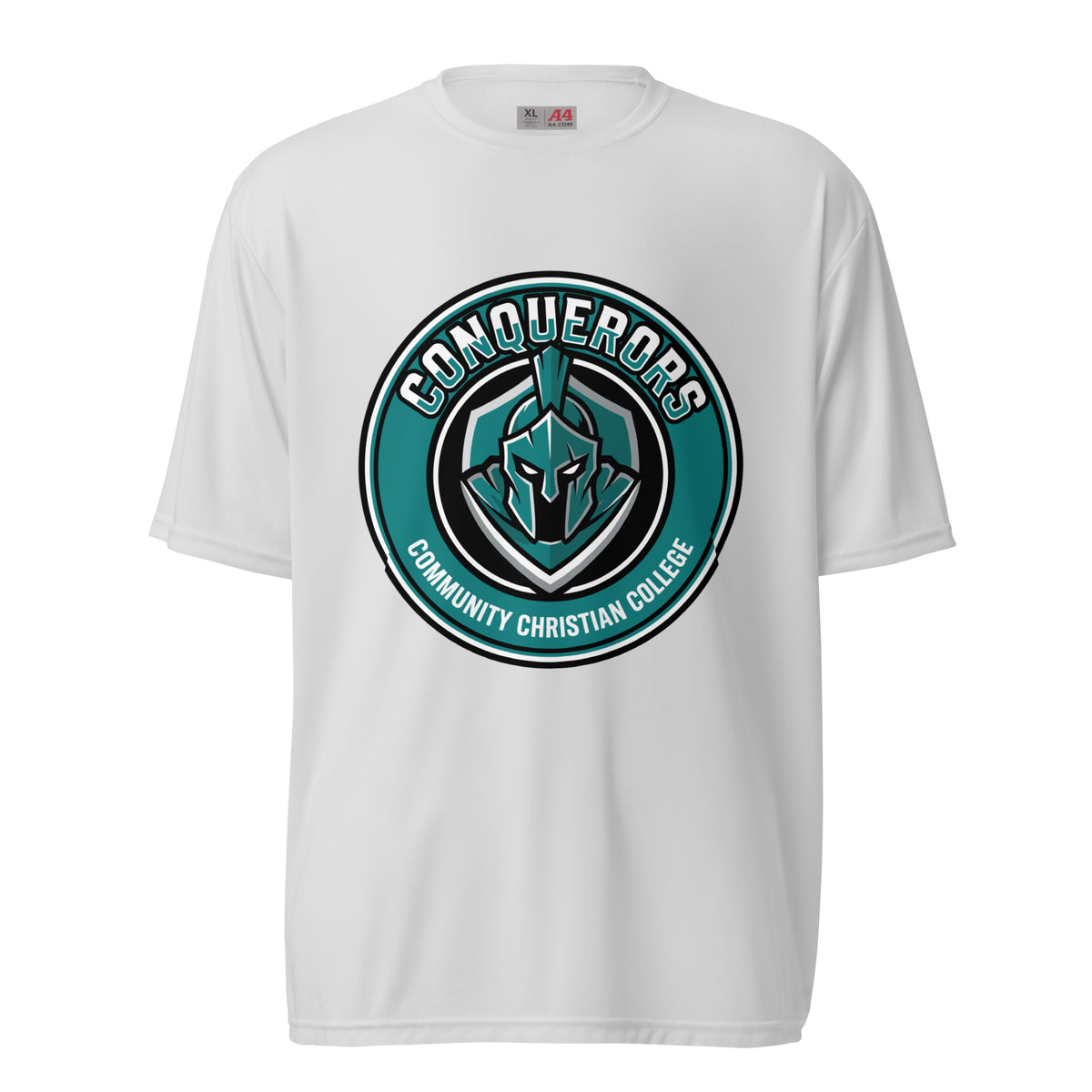 Active | Moisture Wicking Shirt | Community Christian College | Badge Logo