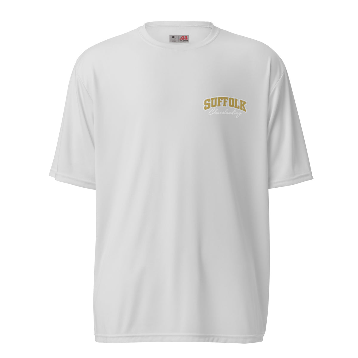 Active | Moisture Wicking Shirt | Suffolk University Cheerleading | Valor Logo