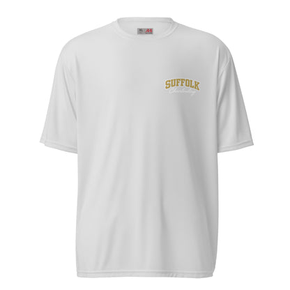 Active | Moisture Wicking Shirt | Suffolk University Cheerleading | Valor Logo