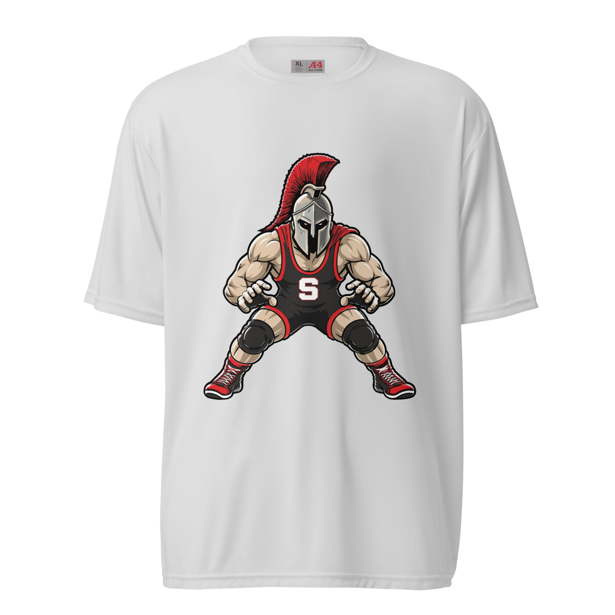 Active | Moisture Wicking Shirt | Spartan Wrestling Club | Mascot Logo