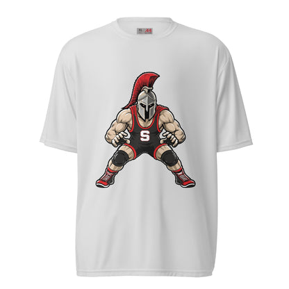 Active | Moisture Wicking Shirt | Spartan Wrestling Club | Mascot Logo