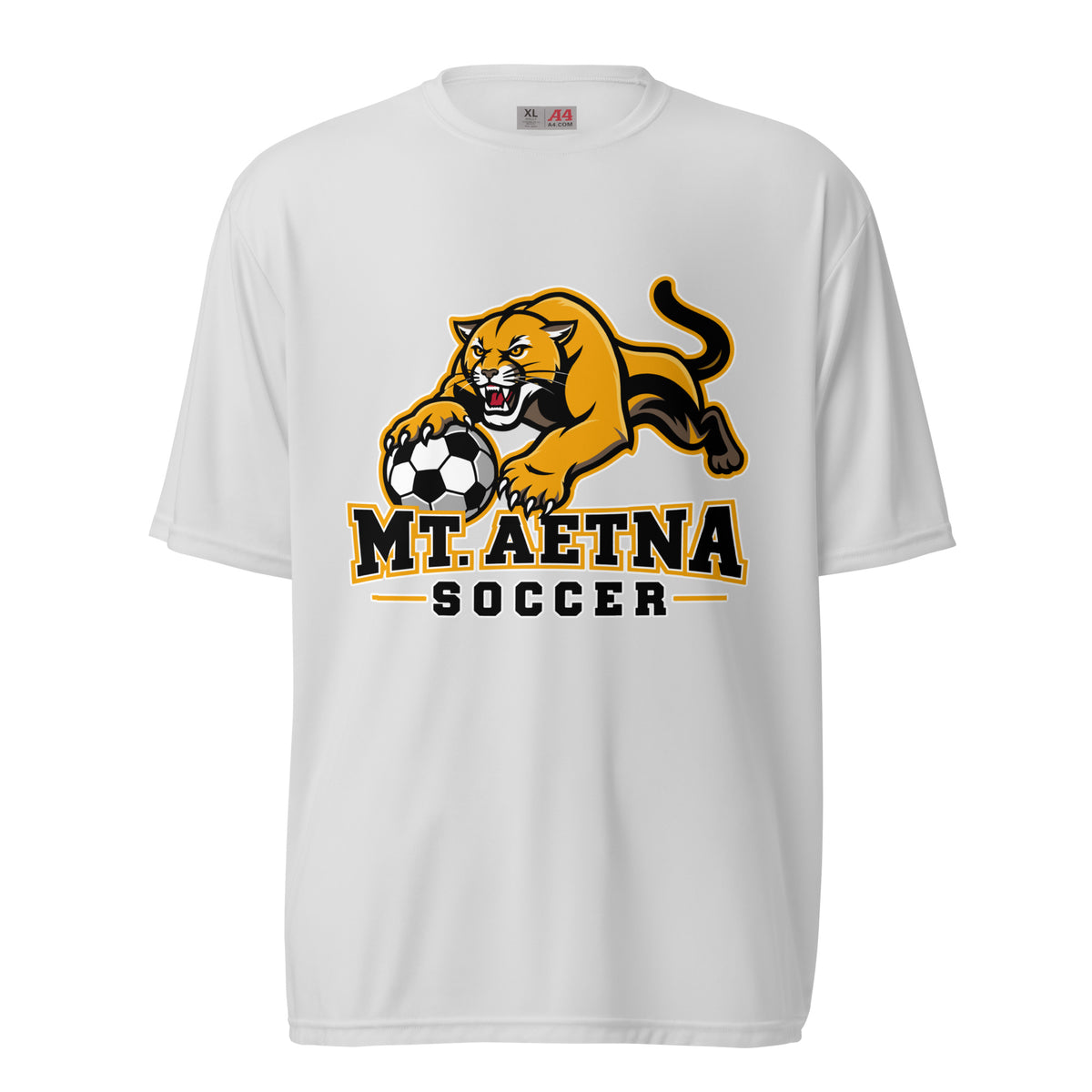 Active | Moisture Wicking Shirt | Mt. Aetna Adventist School | Soccer Apex Logo