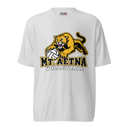 Active | Moisture Wicking Shirt | Mt. Aetna Adventist School | Volleyball Apex Logo