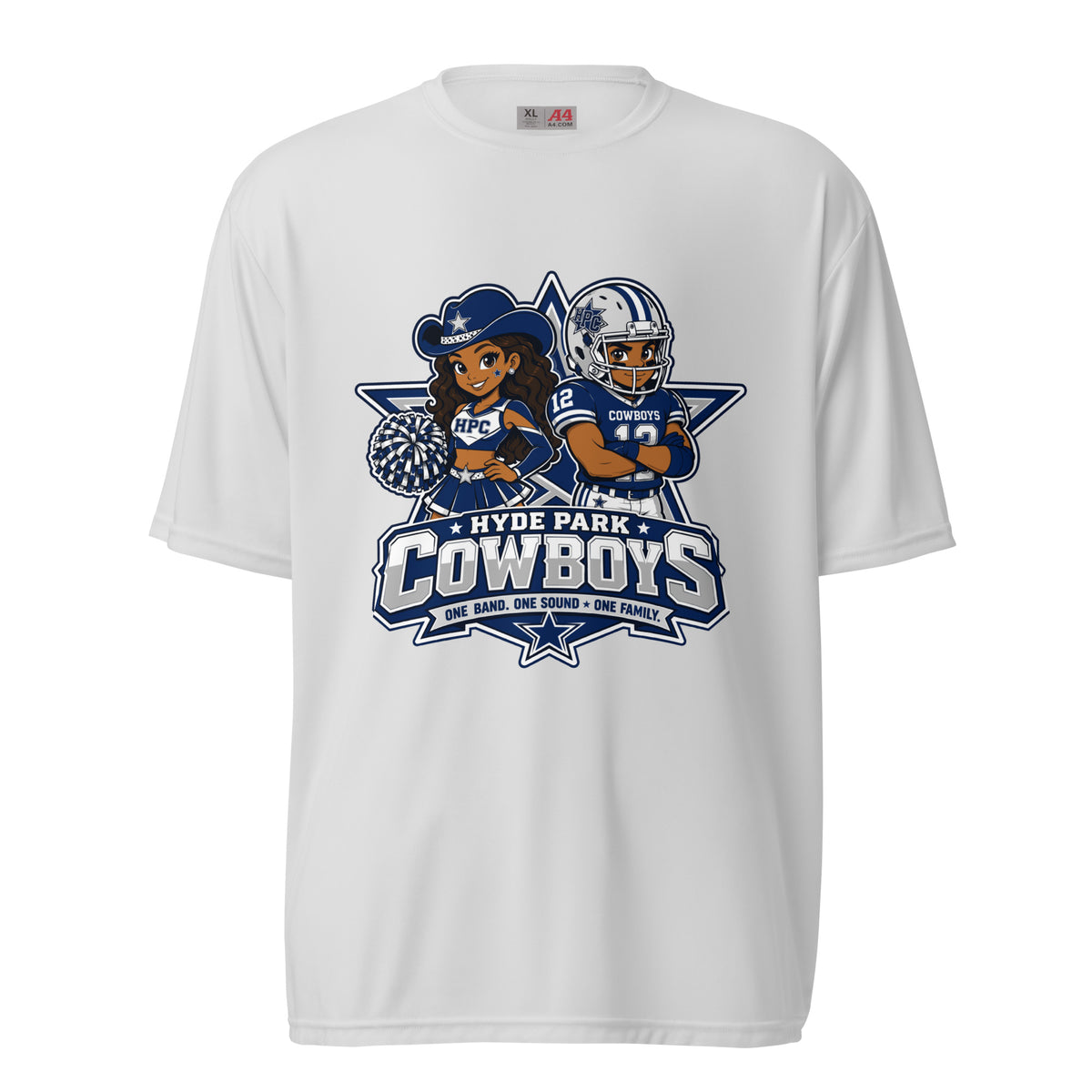 Active | Moisture Wicking Shirt | Hyde Park Cowboys | Vanguard Logo