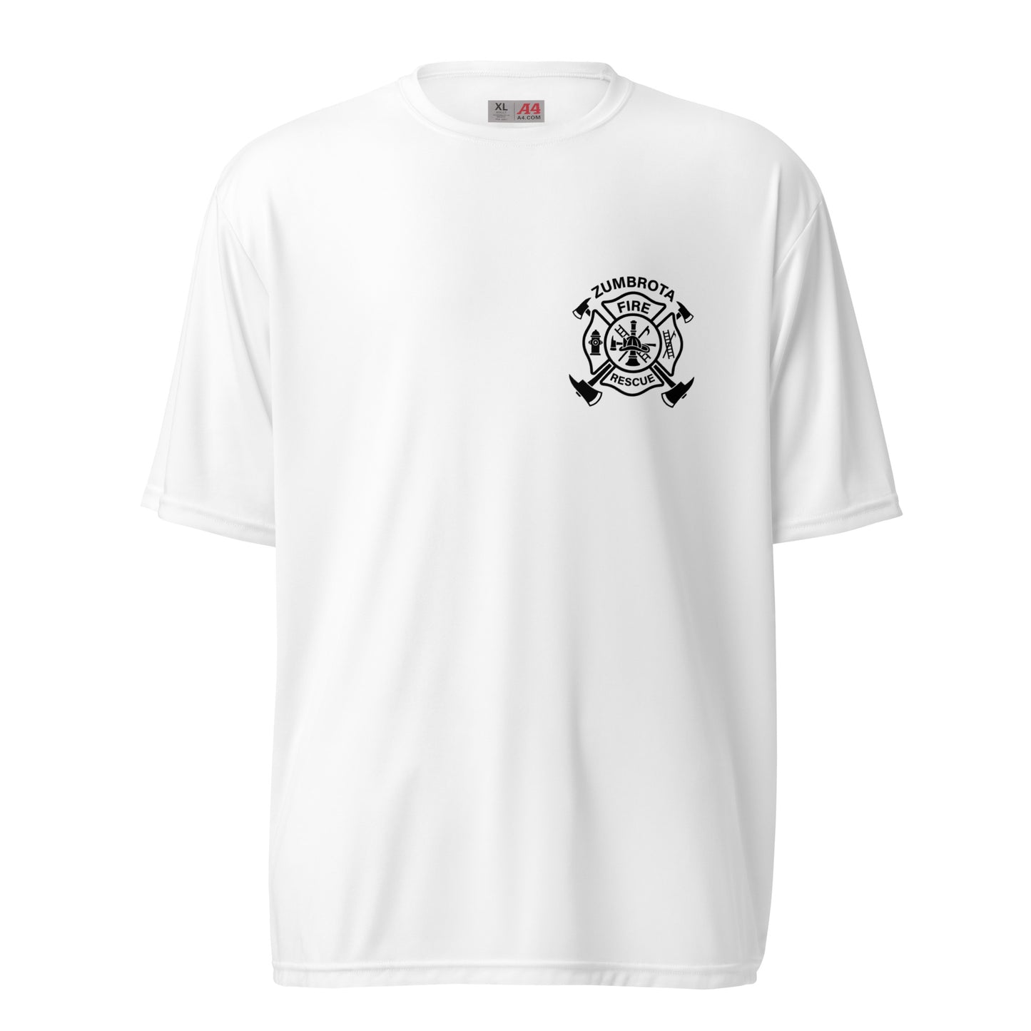 Active | Moisture Wicking Shirt | Zumbrota Fire Department | Badge Logo