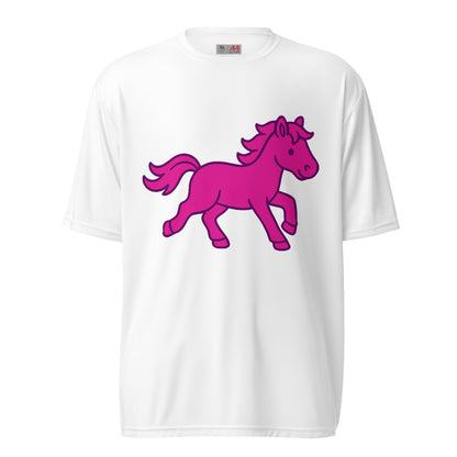Active | Moisture Wicking Shirt | Pink Pony Athletic Club | Mascot Logo