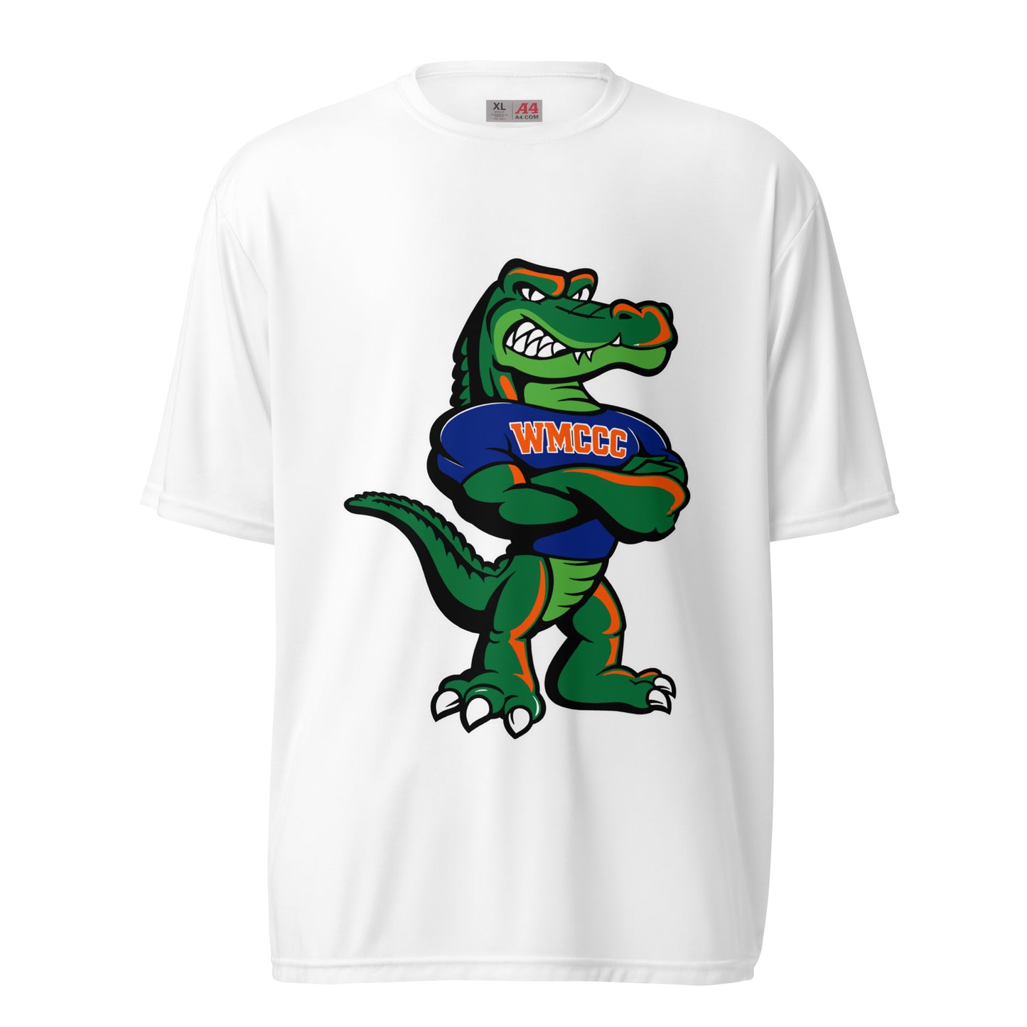 Active | Moisture Wicking Shirt | West Memphis Community Christian College Gators | Mascot Logo