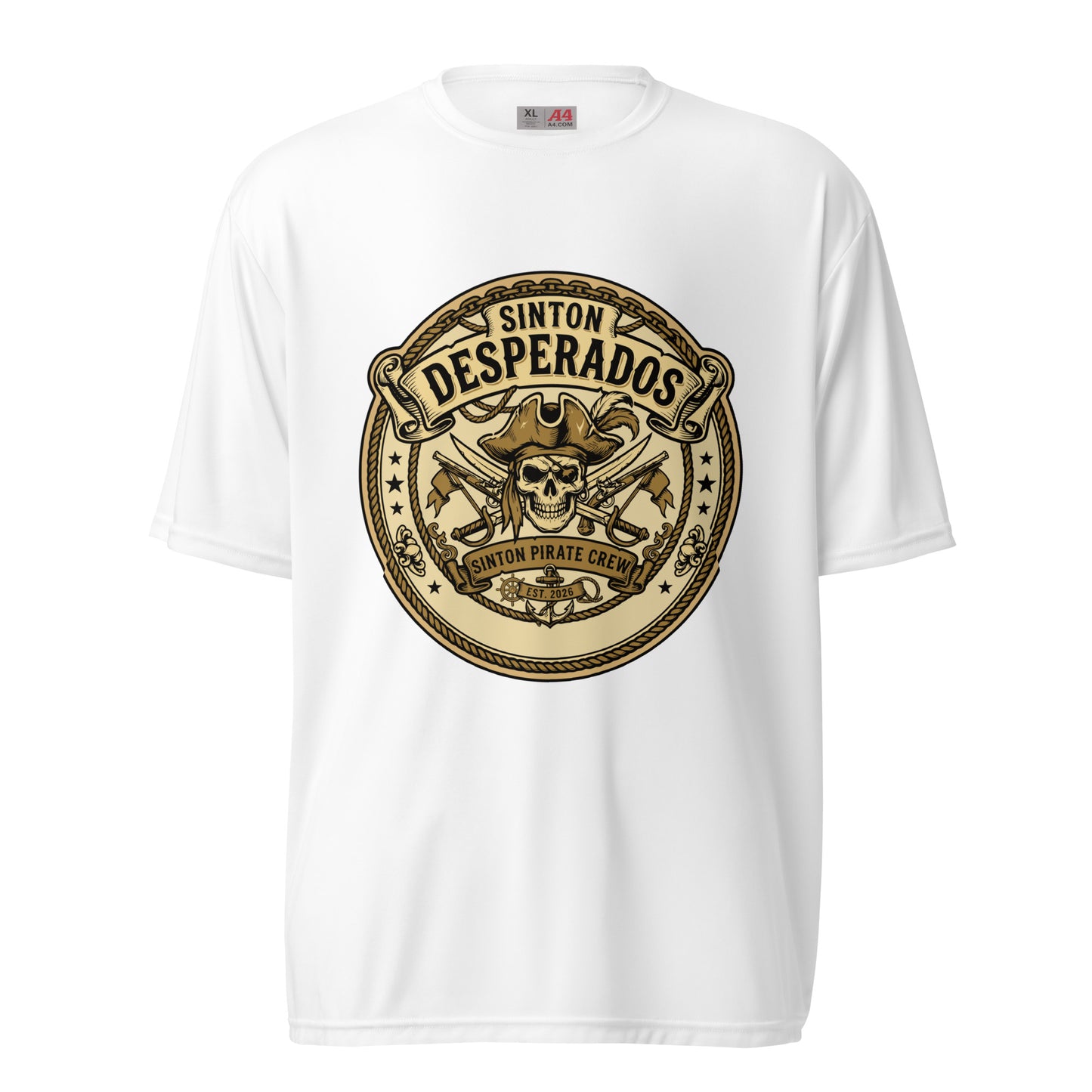 Active | Moisture Wicking Shirt | Sinton Desperados Baseball | Badge Logo