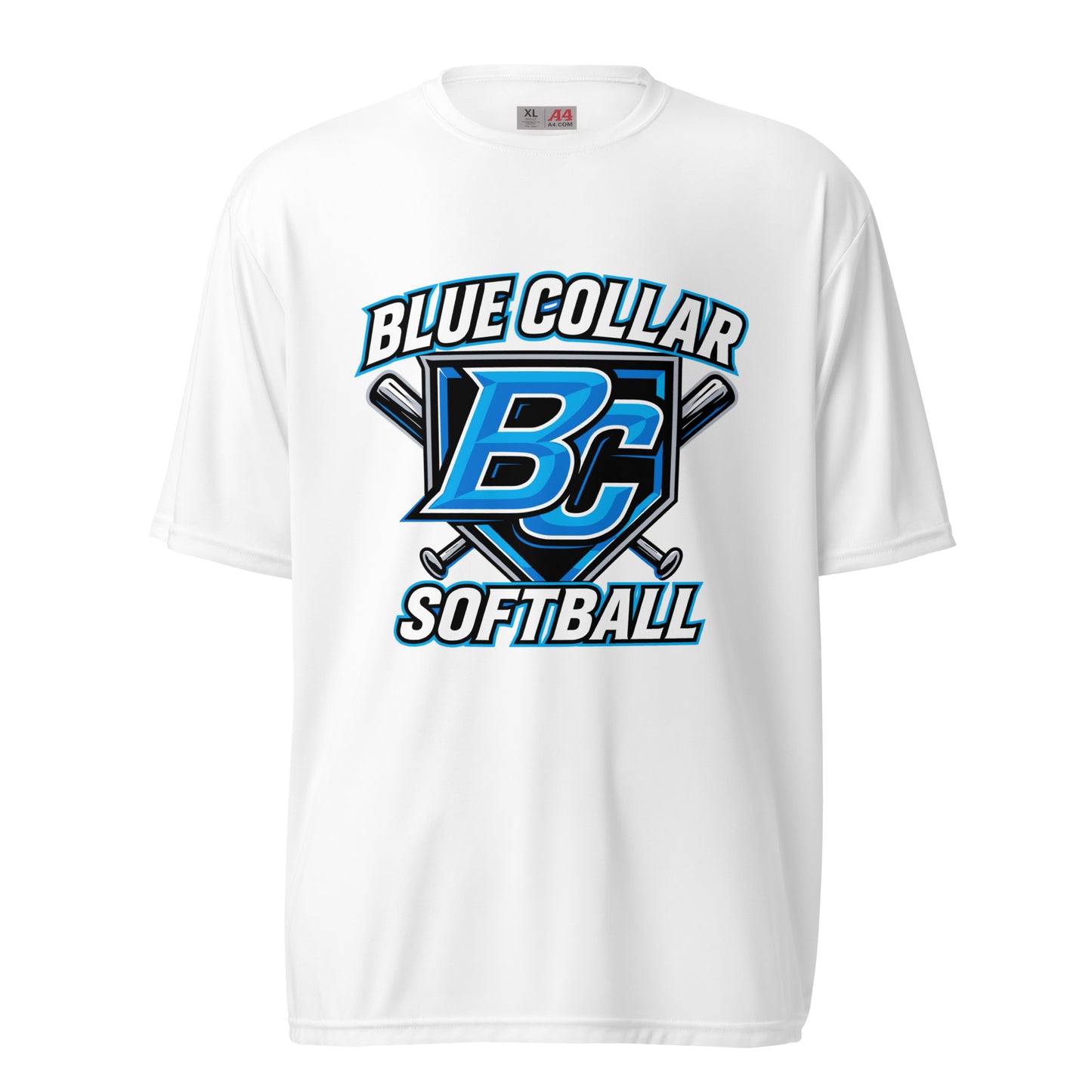 Active | Moisture Wicking Shirt | Blue Collar Softball 2034 | Shield Logo