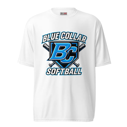 Active | Moisture Wicking Shirt | Blue Collar Softball 2034 | Shield Logo
