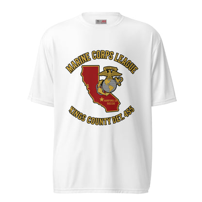 Active | Moisture Wicking Shirt | Marine Corps League kings County Det 455 | Crest Logo