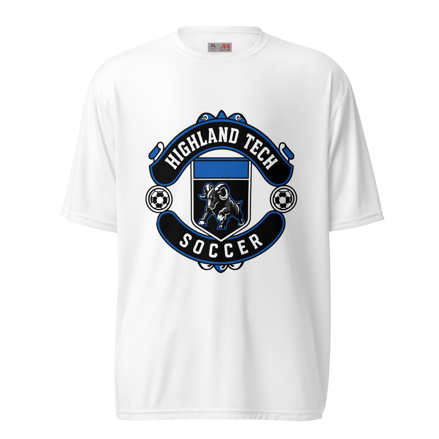 Active | Moisture Wicking Shirt | Highland Soccer | Emblem Logo