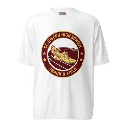 Active | Moisture Wicking Shirt | St. Joseph High School - Track & Field | Badge Logo